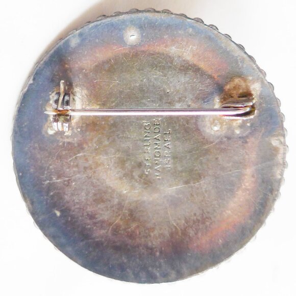 Sterling Silver Pin with Coral - Picture 6 of 9